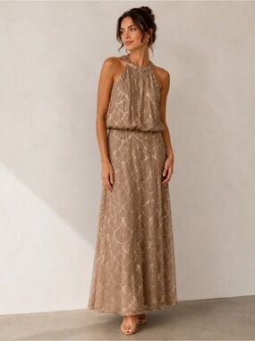 Sorella vita sequin maxi bridesmaid dress 16